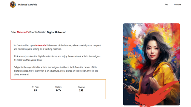 Astro Website banner